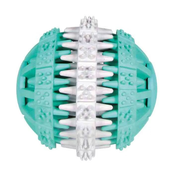 Balle Dentaire 7 cm en Caoutchouc Naturel – Nettoie les Dents & Résiste aux Morsures