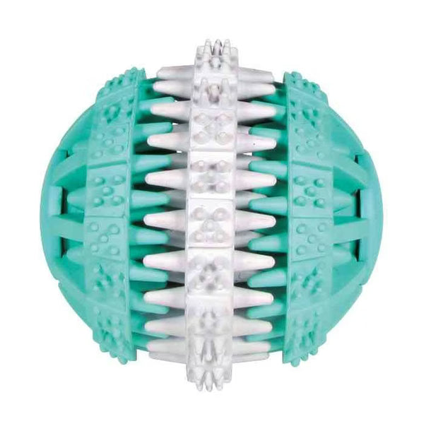 Balle Dentaire 7 cm en Caoutchouc Naturel – Nettoie les Dents & Résiste aux Morsures