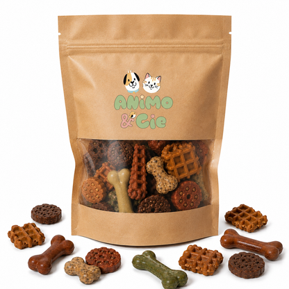 Mix Gourmand Chien – 15 Friandises Naturelles