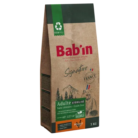 Croquettes pour Chat Stérilisé au Poulet  – Équilibre & Vitalité au Quotidien