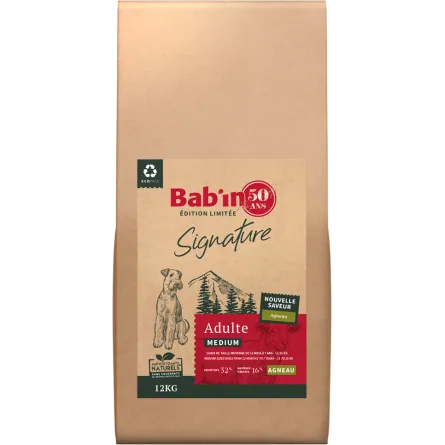 Croquettes Medium Adulte Agneau 12 kg – Digestion Sensible & Haute Tolérance