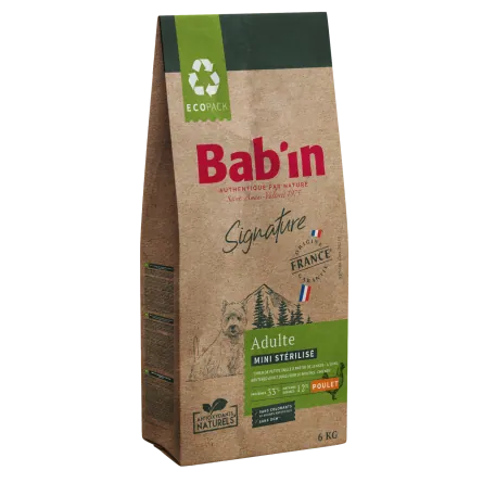 Croquettes Mini Stérilisé 2 kg – Contrôle du Poids pour Petits Chiens